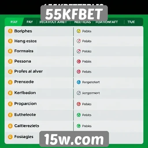 Metodos de pagamento aceitos no 55KFBET